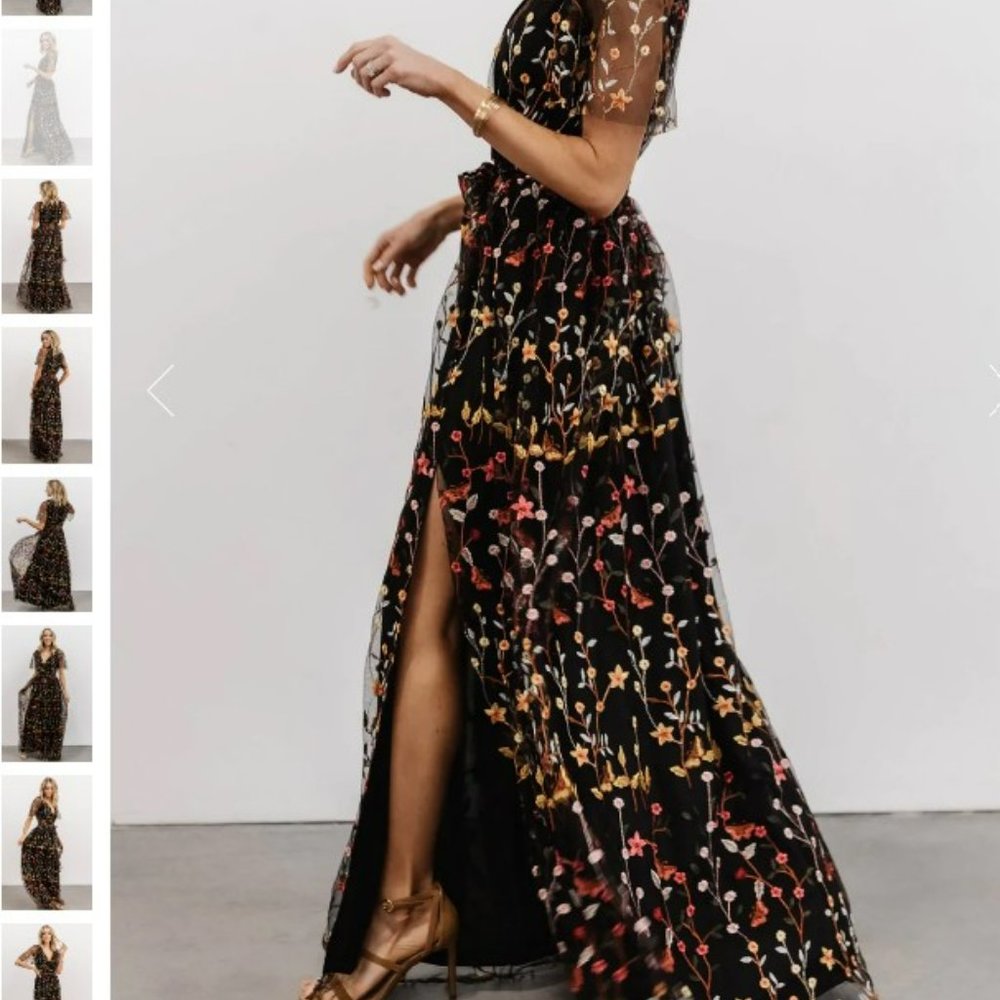 Baltic Born Marseille Embossed maxi dress
